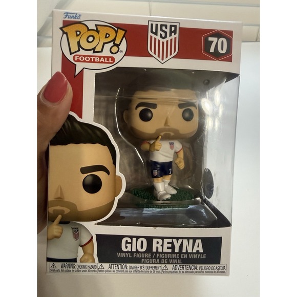 Funko Other - Football World Cup 2026 USA Gio Reyna Funko Pop! Vinyl Figure #70